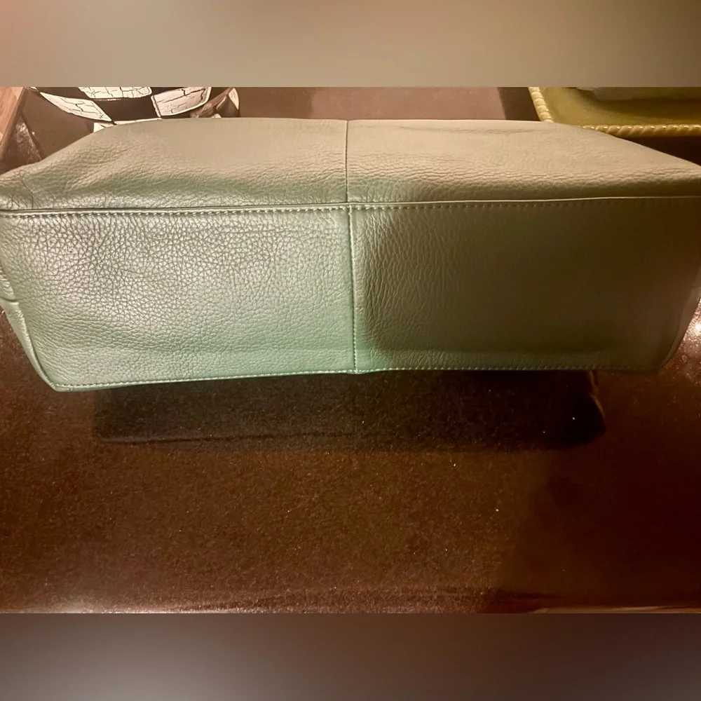 American Leather Co Grace Oversized Clutch NWT - Picture 6 of 14